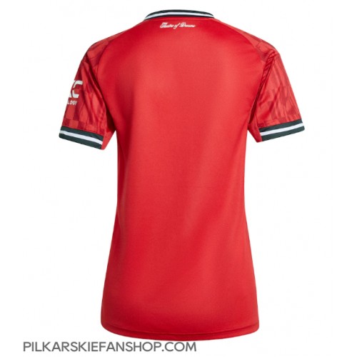Koszulka piłkarska Manchester United Strój Domowy dla kobiety 2025-26 tanio Krótki Rękaw Koszulka piłkarska Manchester United Strój Domowy dla kobiety 2025-26 tanio Krótki Rękaw
